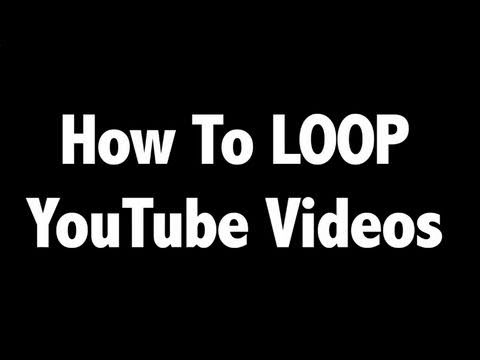 How to loop YouTube videos